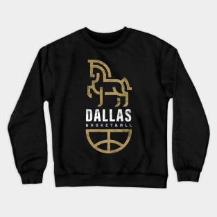 Cool Modern Dallas Mavericks Basketball fan gift Crewneck Sweatshirt